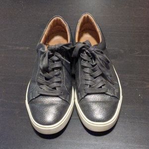 Frye Ivy Low Lace Pewter Sneaker Size 10
